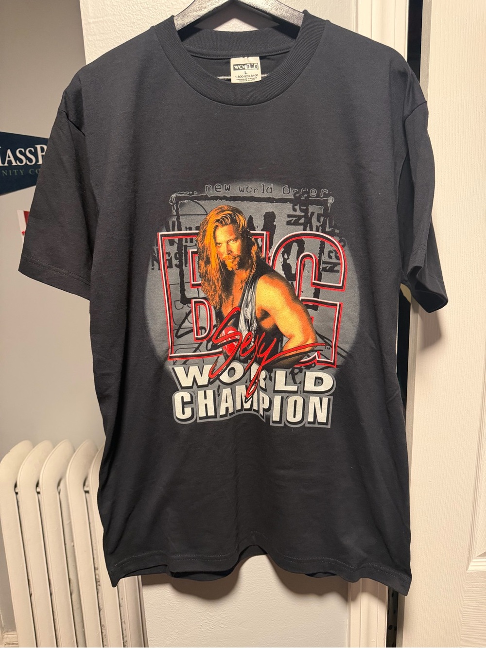Vintage 90s WCW NWO Kevin Nash Big Sexy Shirt Size Men’s Large